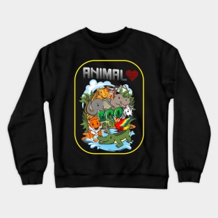Animals Lover Crewneck Sweatshirt